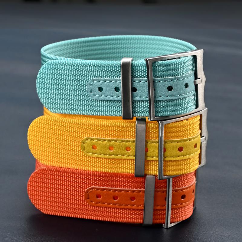 Nylon Strap 20mm 22mm Thick Premium Ballistic Nylon Strap for Men and Women Washable Bracelet Bracelet Watch Accessori