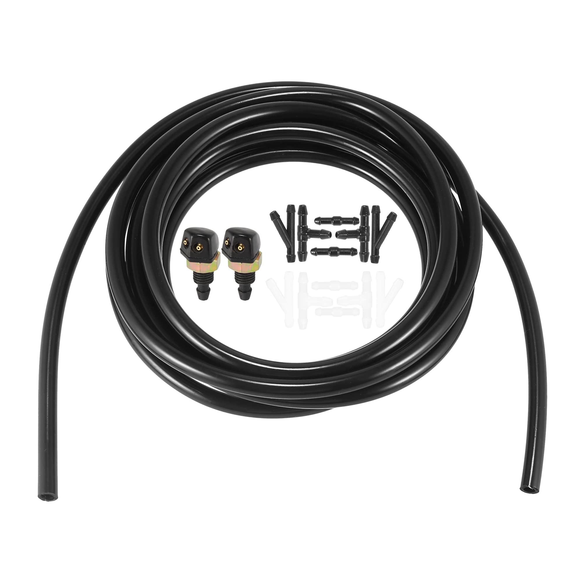 Насадка для мойки ACROPIX, Стеклоочиститель для мытья автомобиля, Распылитель, , Универсальная насадка, 12 соединителей, Шланг 3 м в комплекте, 1 набор