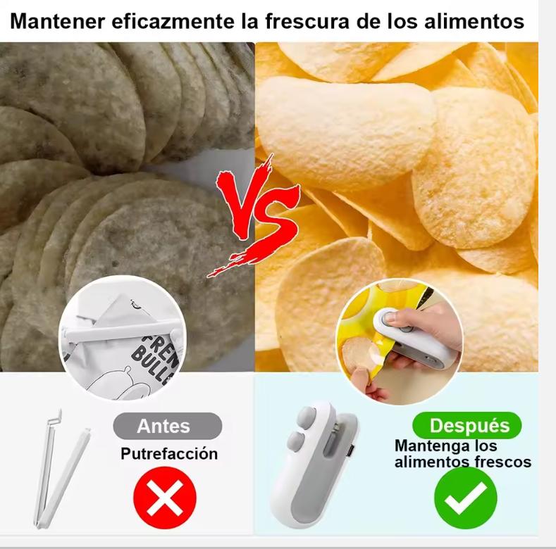 Xiaomi Mini Heat Bag Sealing Food Packaging Heat Sealer Machine Package Sealer Bags Plastic Food Sealer Clip Bag Handheld Sealer