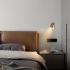 Modern 3W LED Bedside Lamp Rotatable Design Indoor Hotel Reading Light for Bedroom Living Room Home Decorative Wall Light IP44