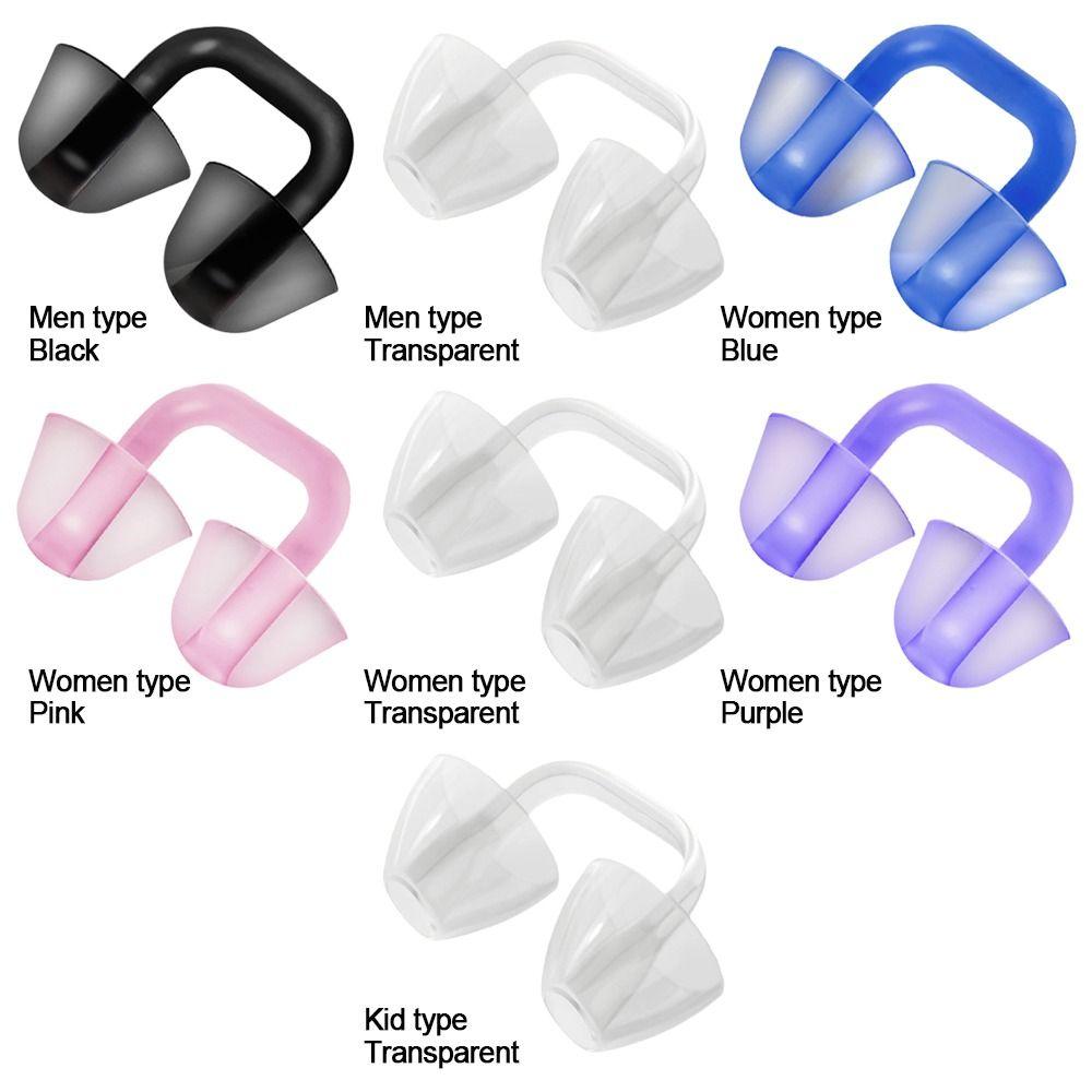 Safety Gear Waterproof Nose Plug Soft Silicone Swim Nose Protector  Diving Surfing Accessories