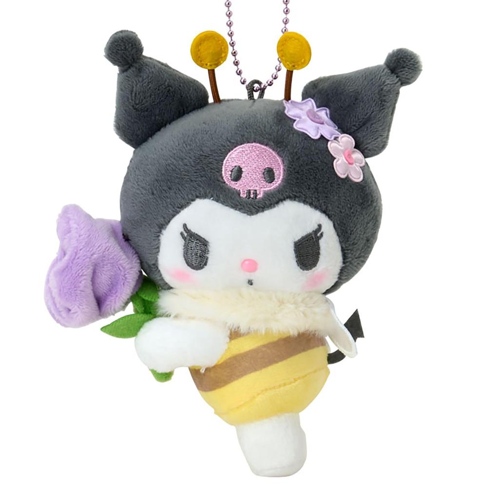 Sanrio Mascot Holder Kuromi 686131 (Flower-loving Bee)