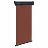 VidaXL Balcony Side Awning 100x250 Cm Brown 48417