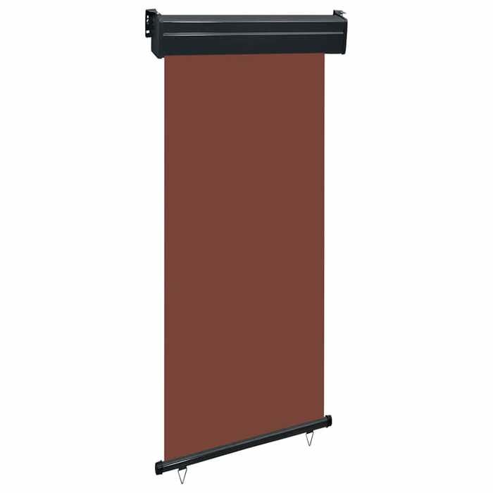 VidaXL Balcony Side Awning 100x250 Cm Brown 48417