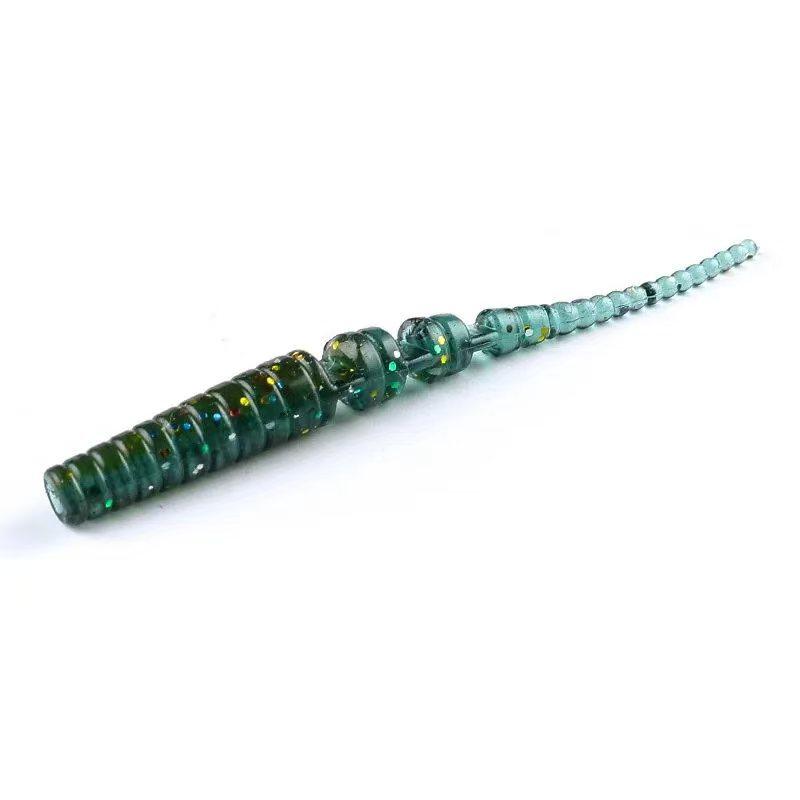 Multi-Jointed Micro-Lure: Needle Tail Soft Bait for Aspius, Perch, Tilapia, and Sunfish Fishing