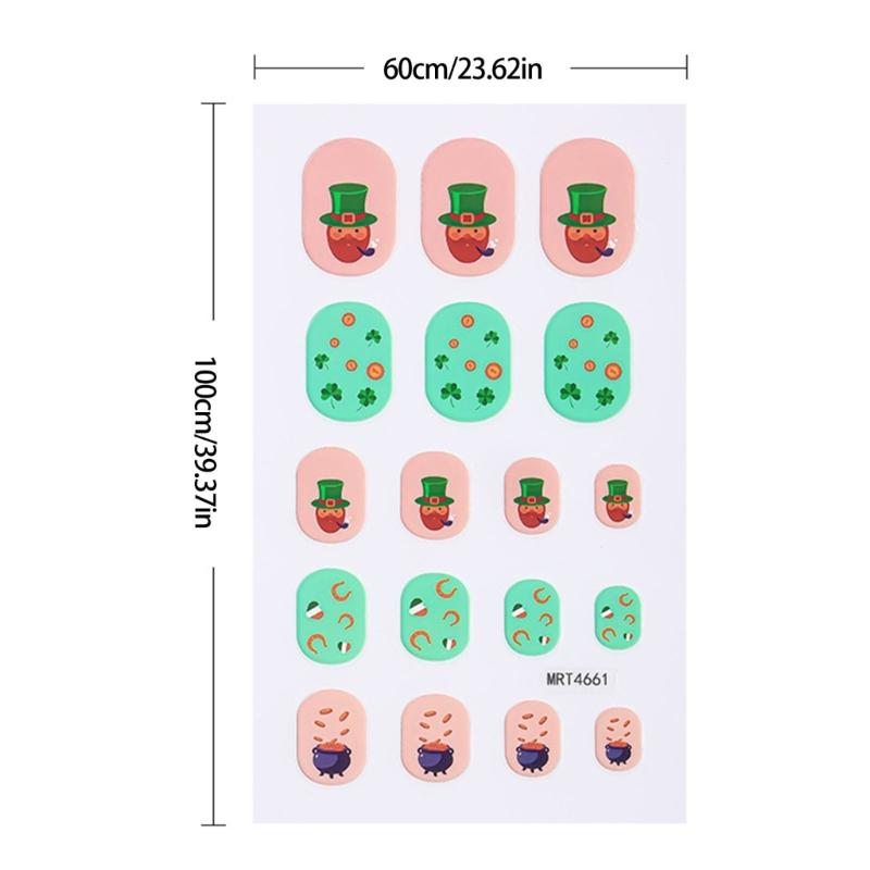 Fun Cartoon Nail Stickers For Kids Waterproof Design Simple Application Safe And Non Toxic Nail Decals for Childrens