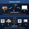3 In 1 2.4G Bluetooth Wireless USB Wired 1D 2D QR Bar Code Reader Shockproof CCD Barcode Scanner With Stand