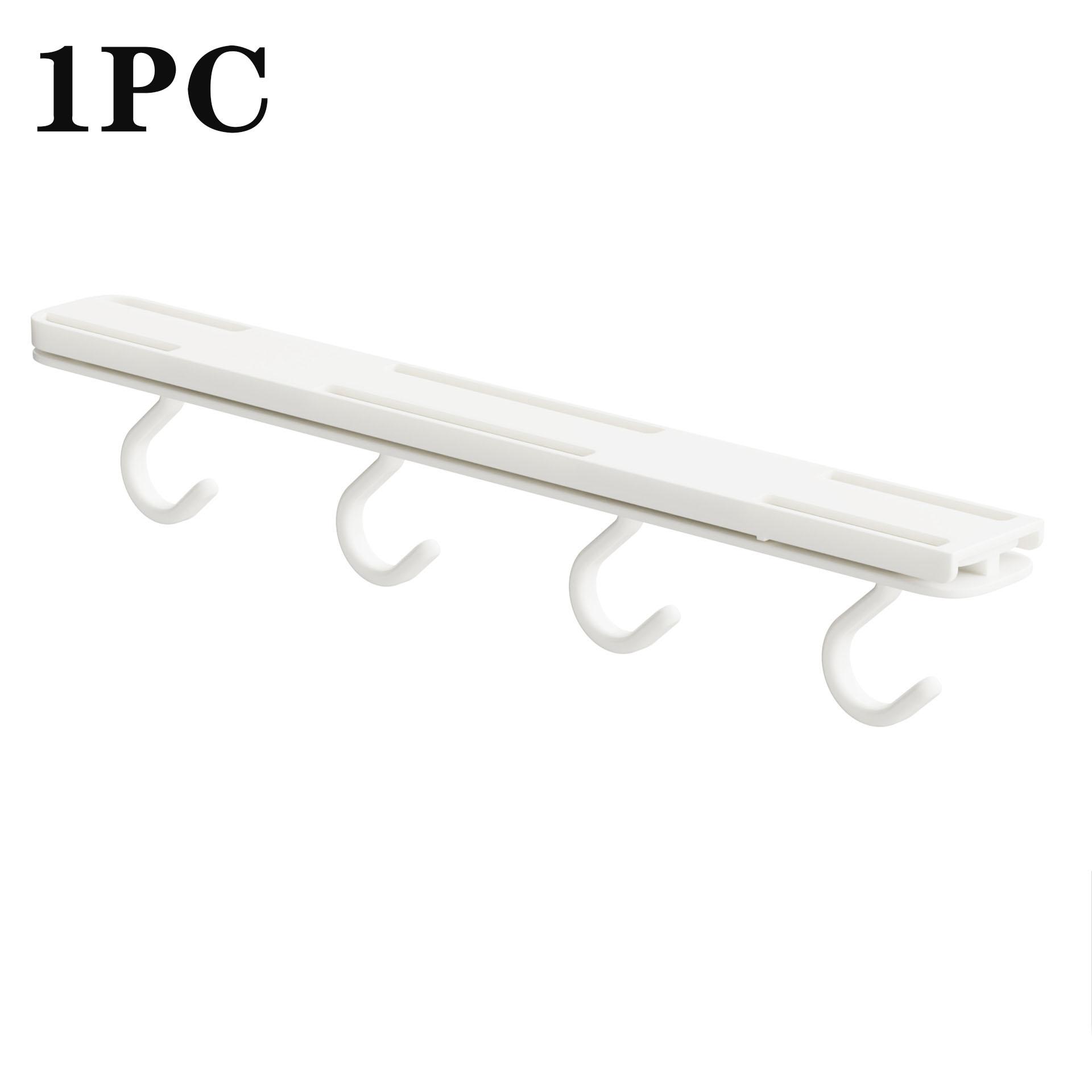 46 крючков для хранения вещей шкаф для одежды АБС-пластикметалл под полками вешалка для кружек для ванной кухни органайзер для подвесной стойки 1PCS-01 980₽