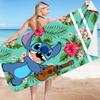 Stitch Zai Animation Beach Towel Microfiber Double-Sided Fleece Beach Towel Bath Towel Variety Square Towel Beach Towel