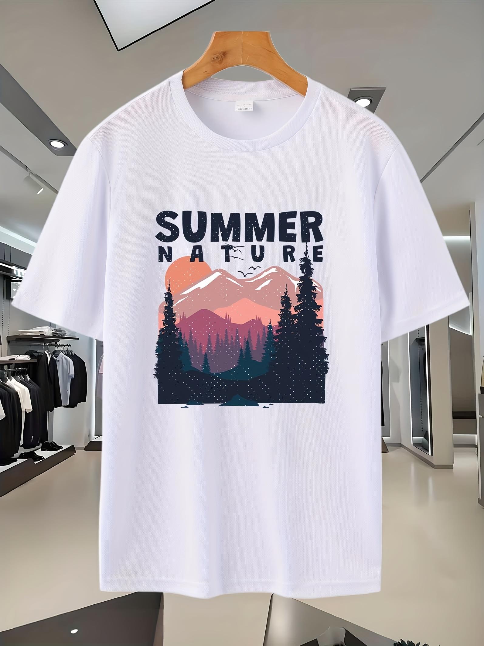 Breathable Mesh Summer T-shirt - Short Sleeve XXXL