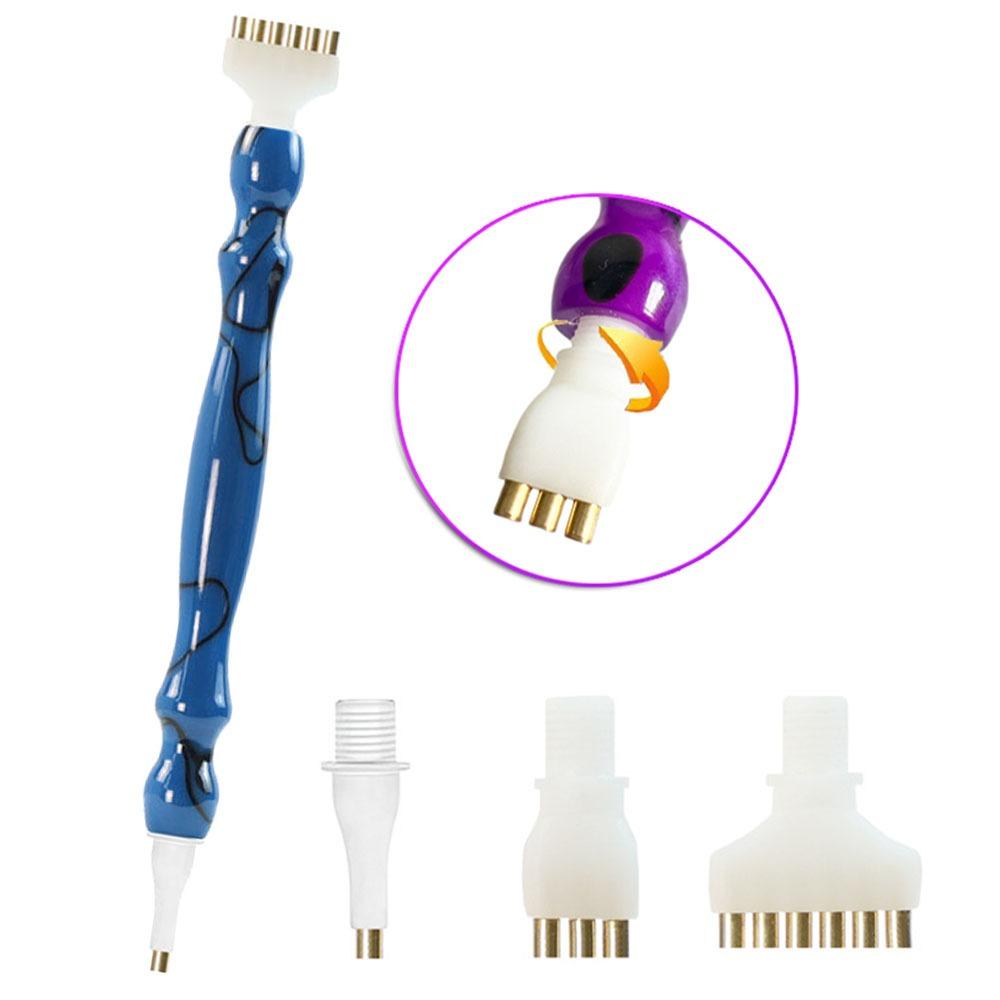 

Replacement Pen Heads 5D Diamond Painting Pen Embroidery DIY Craft Point Drill Pens with Multifunctional Tips Nail Art Pen