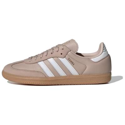Samba OG Wonder Taupe Damen Sneaker Beige Schuhe-Weißgold-Metallic IE6523