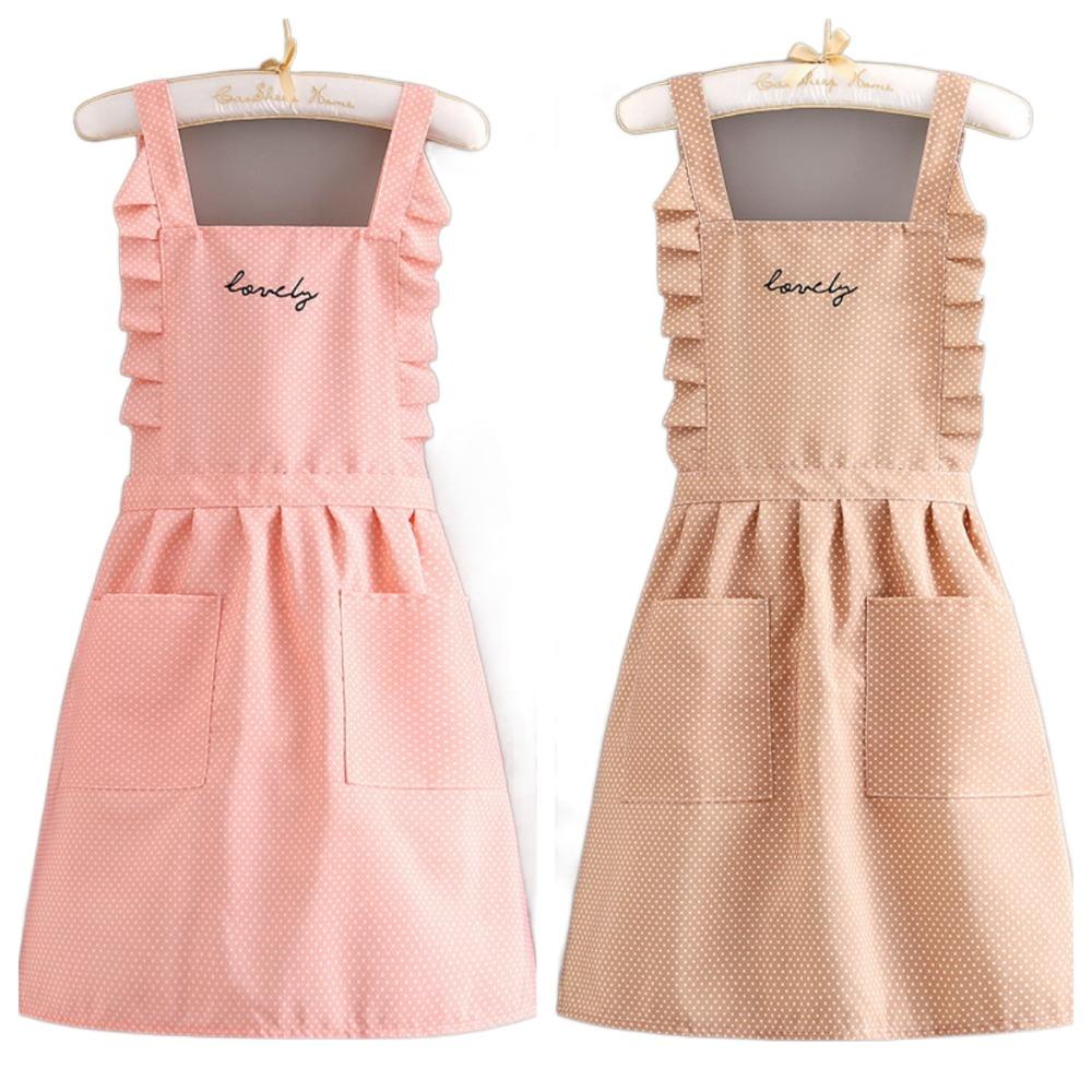 

Waterproof Work Uniform Apron Floral Cooking Aprons Restaurants/Hotels/Gardening чорний