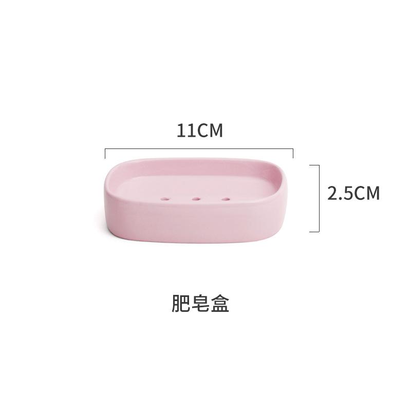 European Color Ceramic Bathroom Set Tooth Brushing Cup Lotion Bottle Soap Dish Bathroom Accessories Couple Mouthwash Cup Gifts