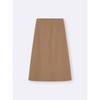 Gu Brushed Flare Skirt