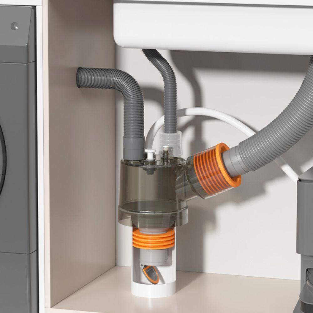 Triple Drainage Pipe Diverter Floor Drain Connects Compatible Air Conditioning