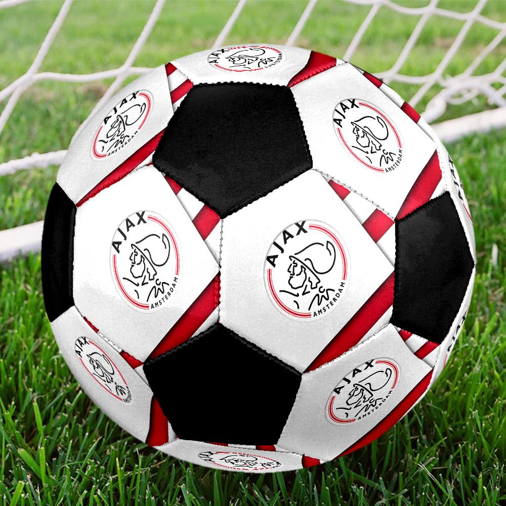 AFC Ajax Soccer Ball Colorful All Ages Machine Stitched PVC Competition Ready Durable High-Bounce.SIZE5