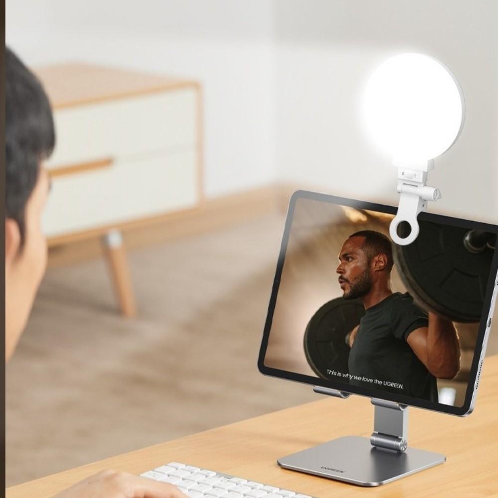 Clip-Halterung Mini-Fülllicht 3-farbige LED-Clip-Leuchte Handheld-Fotoleuchte Live-Streaming