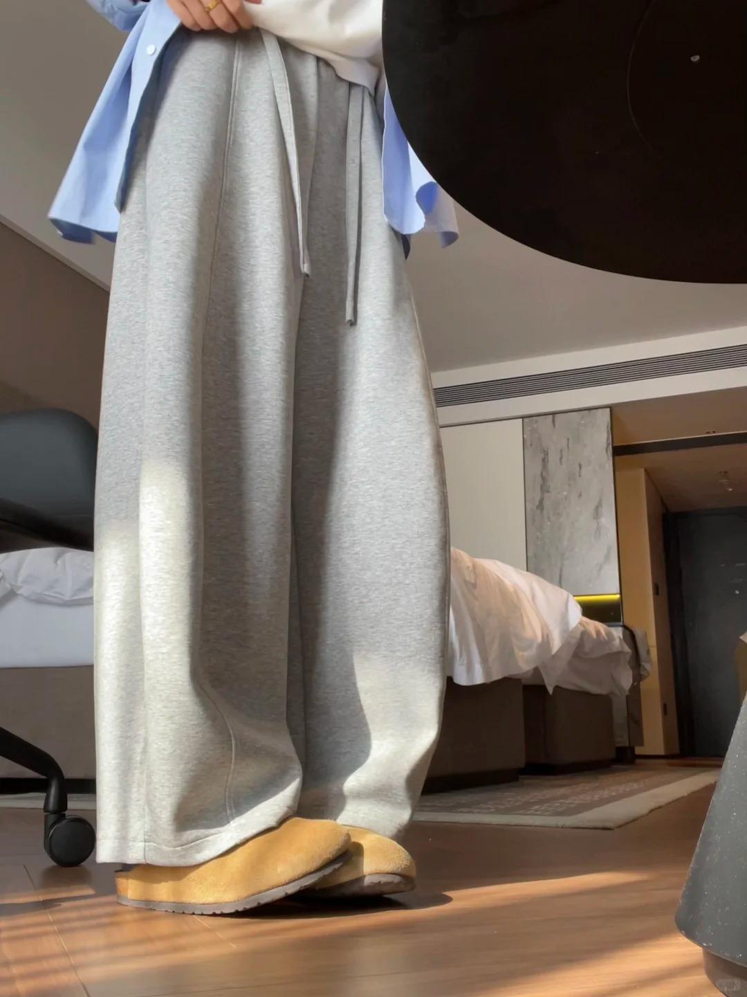 Women s Spring Casual Loose Fit Drape Wide-Leg Pants - Versatile Korean Style M