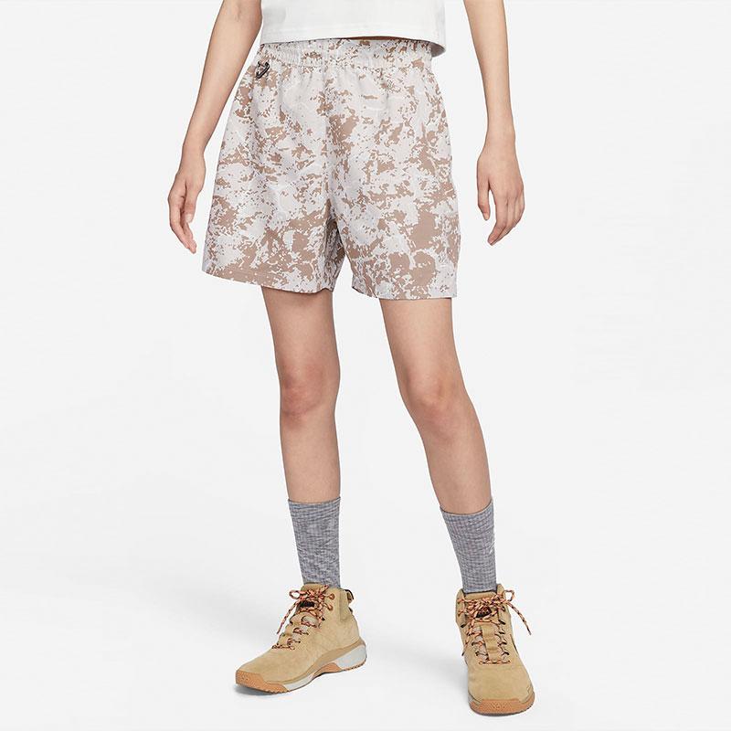 New Nike ACG Casual Shorts Women's Light Iron Ore Gray FB7863-012