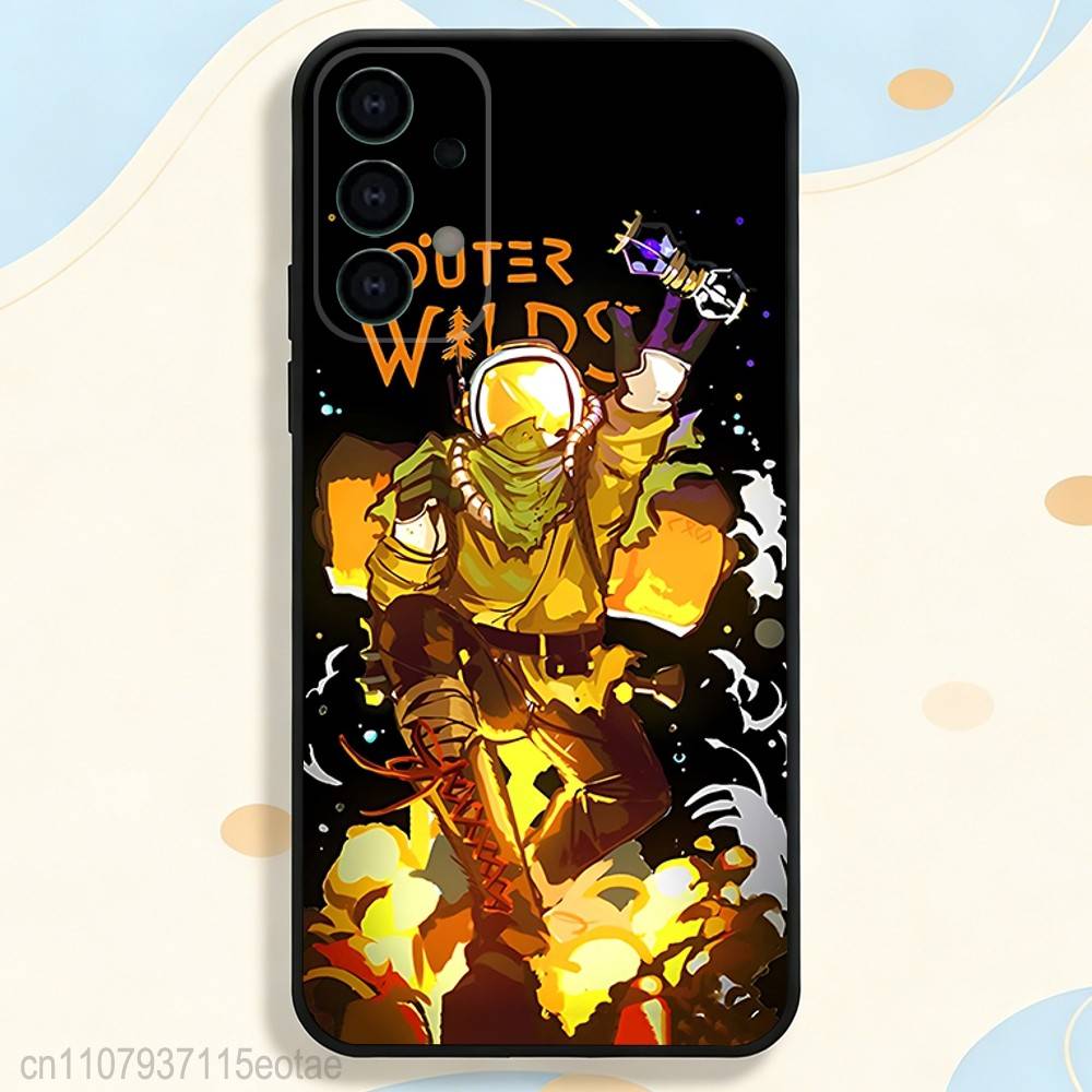 O-Outer Game Wilds Phone Case For Samsung S25,S26,S24,S21,S22,S23,S30,Ultra,S20,Plus,Fe,Lite,5G Black Cover