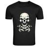 Okkulter Totenkopf Knochen Heilige Geometrie Dunkle Kunst T-Shirt