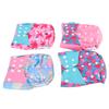 4Pcs Cloth Diaper One Size Adjustable Reusable Washable Waterproof Breathable Baby Training Pants