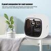 Portable Air Conditioners Desk Evaporative Humidifier Multifunctional USB Quiet Cooling Device For Tent Desk School Garden Beach