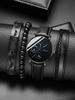 Men's 3-Piece Business Gift Set: Watch, Bracelet, and Necklace for Holidays or Birthdays