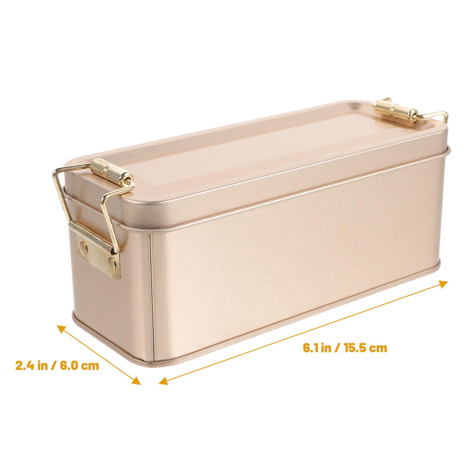 

Iron Candy Box Metal Small Cookie Tin Decorative Creative Candy Storage Box Gift Packaging Cookies Boxes Cookie Boxes рожевий колір золота