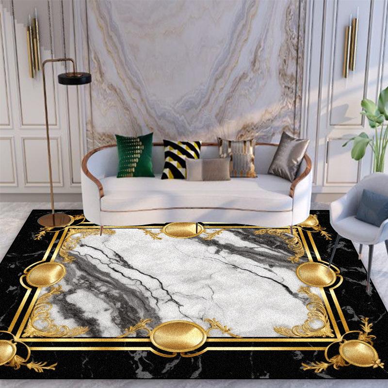 Modern Living Room Decoration Carpets Luxury Sofa Area Coffee Table Non-slip Floor Mat Home Bedroom Cloakroom Entrance Soft Rugs