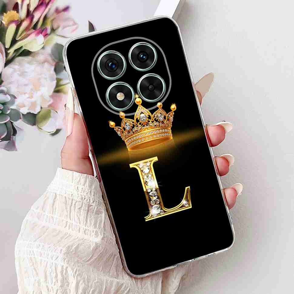 For Redmi Note14 Pro 5G Casing 6.67" Diamond Letter Back Cover Soft Silicone Cases For Xiaomi Redmi Note 14 Pro 5G Coque Fundas