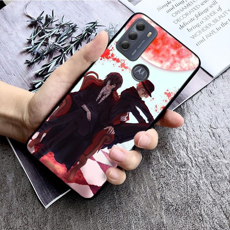 Bungou Stray Dogs Phone Case for Motorola Moto E32 E20 E40 G22 G52 G20 G30 G100 G60 G50 G10 GPure GStylus G9 One Action Macro