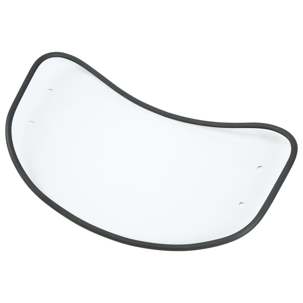 Motorrad Oval Windschild Klar Frontscheibe Spoiler Luftwindabweiser Schutzschild Universelle Passform Transparent
