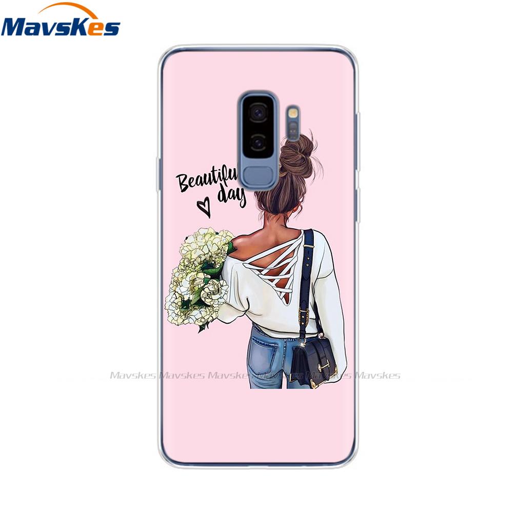 For Samsung Galaxy S9 S9 Plus SM- G960 G965 Plus Ultra Thin Silicone Back Cover Case for Samsung S9 Plus Fashion TPU Phone Cases