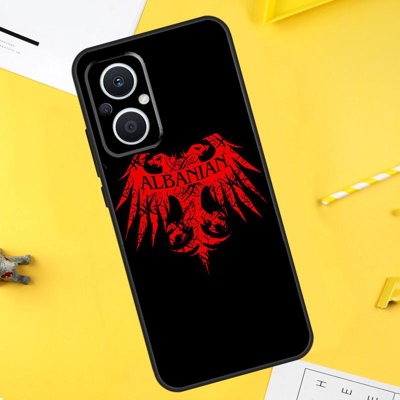 Albania Flag For OPPO Reno 14F 13F 12F 11F 10 11 12 13 14 Pro 8T 7 8 Lite OPPO Find X9 X8 X6 X5 Pro Case