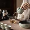 Handbemaltes Porzellan Kung Fu Tee-Set Unterglasur Vintage Xiaowen Kanne Teekanne Haushaltsfilter Tee-Ei Teekessel