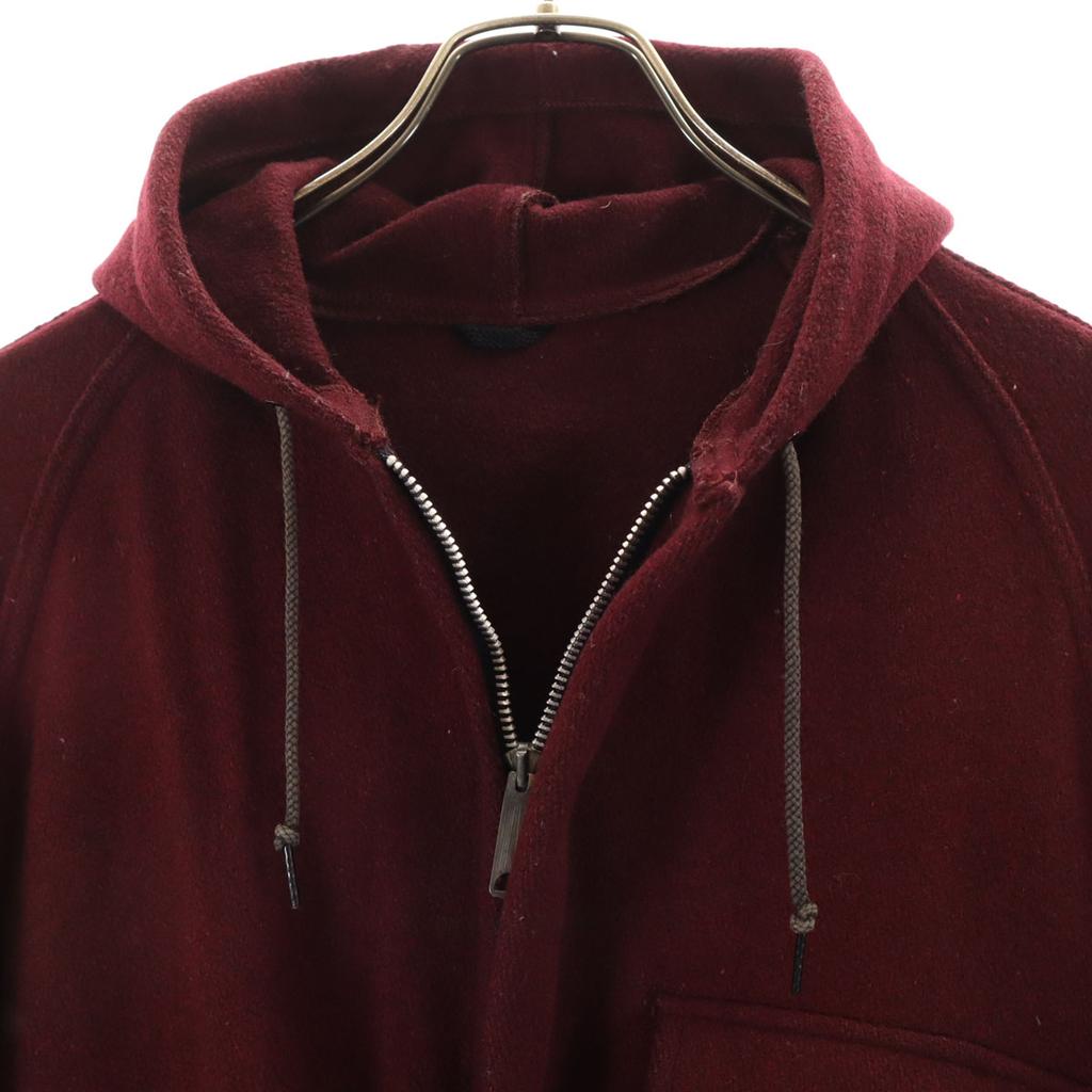 70er Jahre Vintage Kapuzenmantel 18 Bordeaux TALON REISSVERSCHLUSS Damen Gebraucht