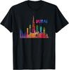 Burj Khalifa Skyscraper Royalty Dubai UAE T- Tee T- Unisex T-Shirt