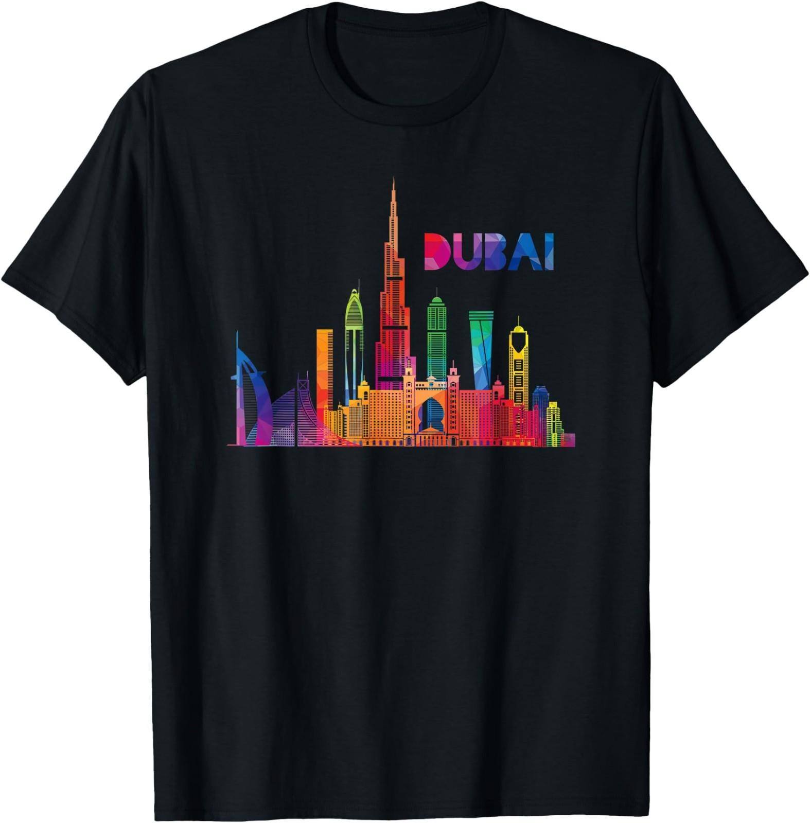 Burj Khalifa Skyscraper Royalty Dubai UAE T- Tee T- Unisex T-Shirt M