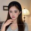 Gray Wide-Brim Headband for Women: 2025 Chic Fashion, High Skull Top, Autumn/Winter Hair Accessory