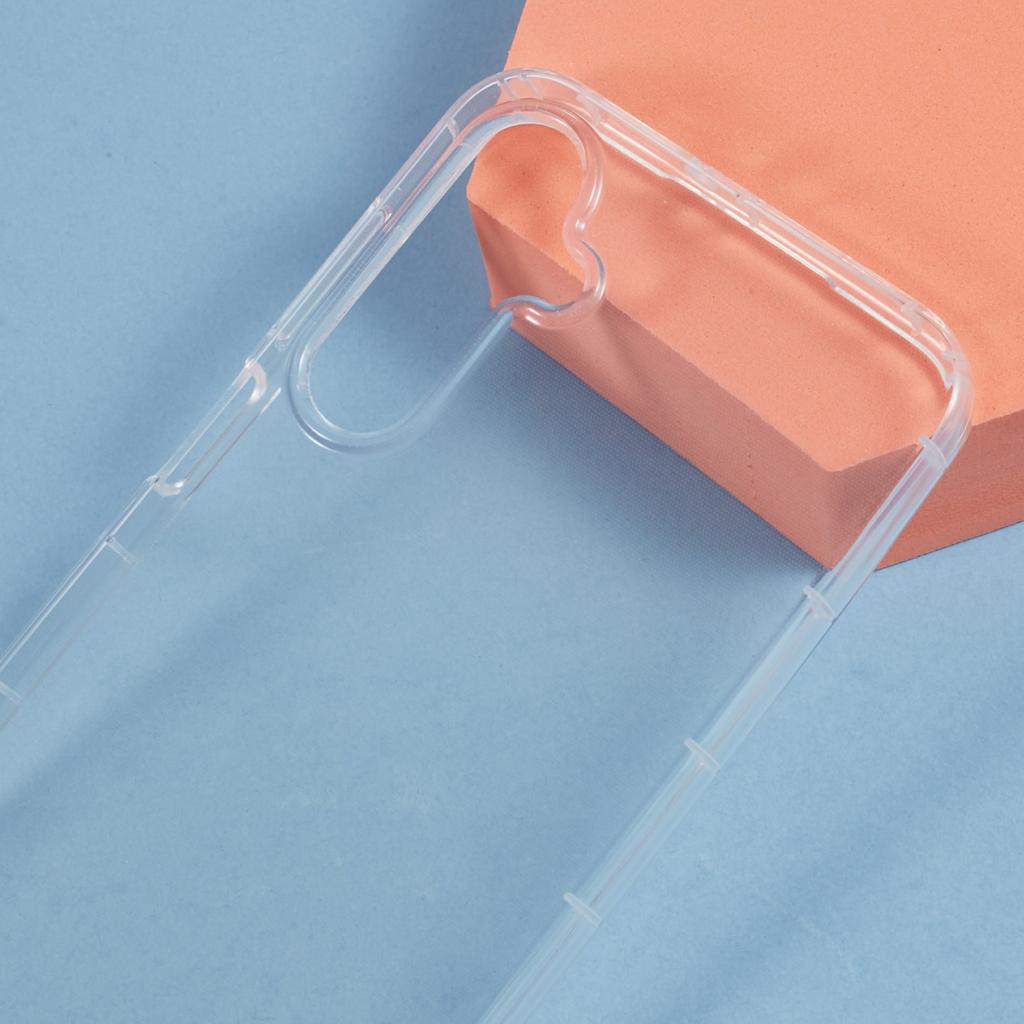 For Samsung Galaxy A16 4G/5G Transparent TPU Cover Phone Case Airbag Protection (Big Rear Lens Hole)