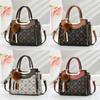 Fashion Pu Bucket Bag With Printed Pattern And Zipper Closure For Daily Use Women