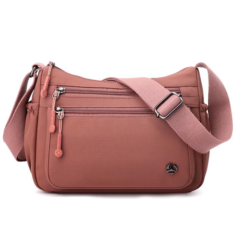 New multi-compartment shoulder messenger bag lightweight large-capacity nylon bag play bag