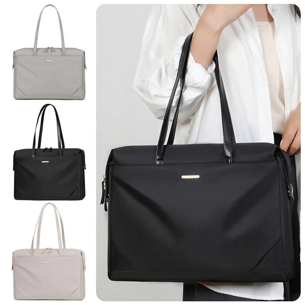 

14-дюймова жіноча сумочка, портфель великої місткості, модна сумка для ноутбука 14 inches сірий