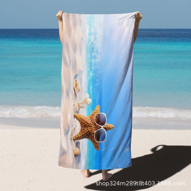Vintage Mandala Blumen Strandtuch Weiche Mikrofaser Groß Saugfähig Sommer Reise Badetuch