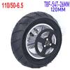 Roată Spate 110/50-6.5 Pocket Bike Anvelopă Calitate Bună Cu Cameră Placă Disc Frână Pinion # T8F-54T Pentru Motocicletă Mini 47cc 49cc