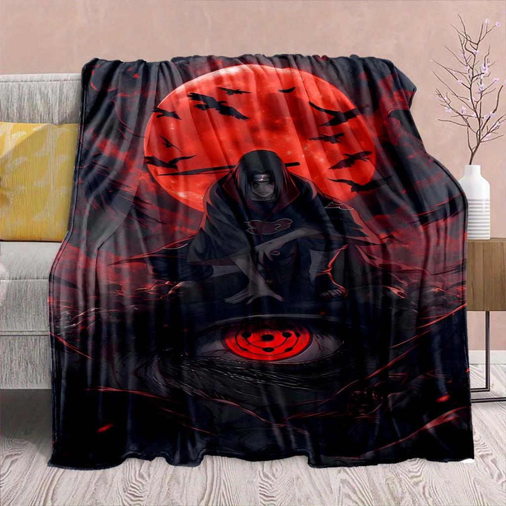 Naruto Anime Flanelová deka - Měkká teplá ideální na pohovku, do postele, na kempování, cestování, do kanceláře, domácí dekorace -QJY