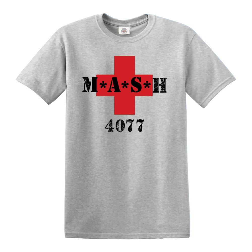 Mash 4077th red cross medic squadron mens t shirt army military alda top 2XL