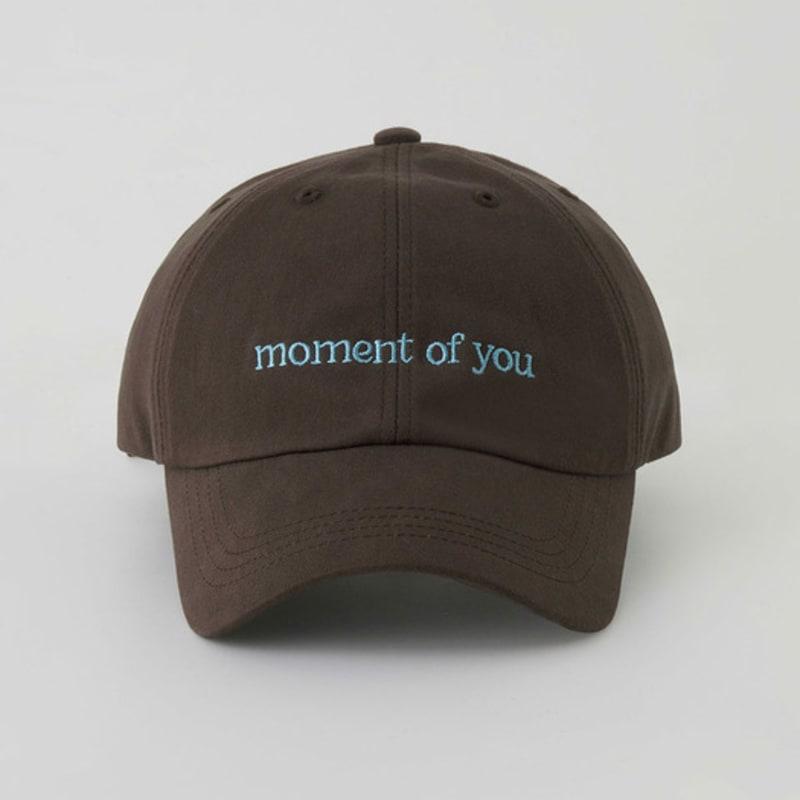 THE RYE Moment Cotton Ball Cap(Brown)